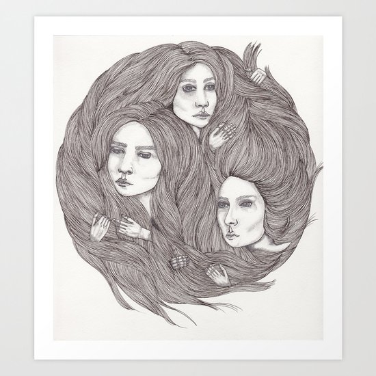 Bonding Art Print