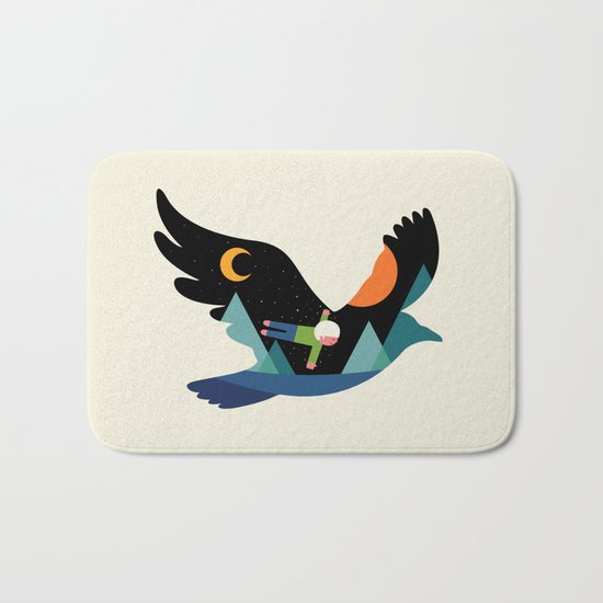 I Believe I Can Fly Bath Mat