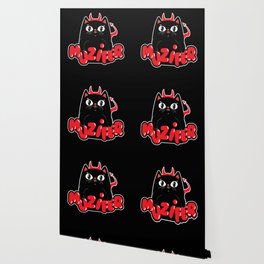 Muzifer Cat Kitten Devil Lucifer Wallpaper