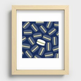 Special and unique macaron pattern 13 Recessed Framed Print