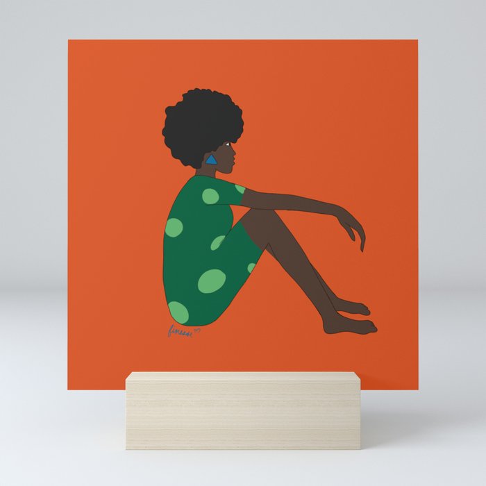 Eat Your Vegetables Mini Art Print