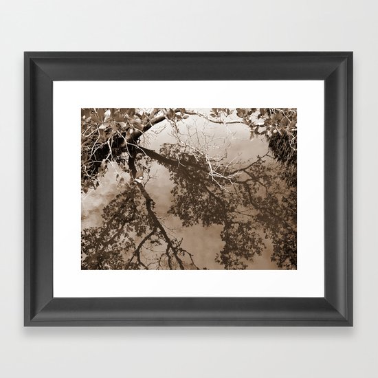 Past and Present Framed Art Print