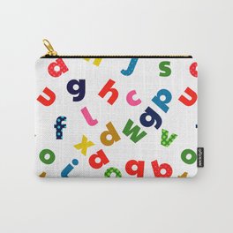 colourful alphabet Carry-All Pouch | Pop Art, Polkadots, Learn, Graphicdesign, Color, Uni, Fun, Alphabet, Dots, Digital 