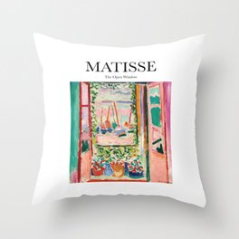 Matisse - The Open Window Throw Pillow