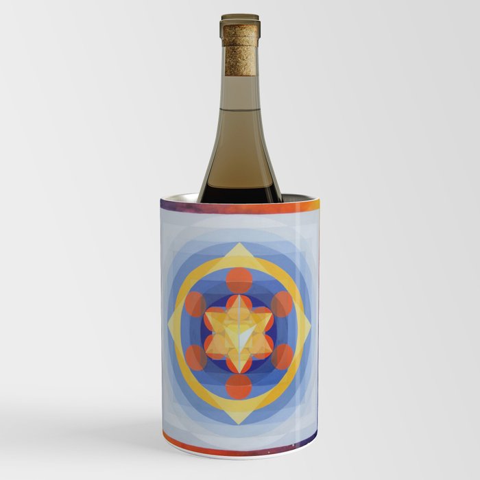 Sacral geometry Merkabah Wine Chiller