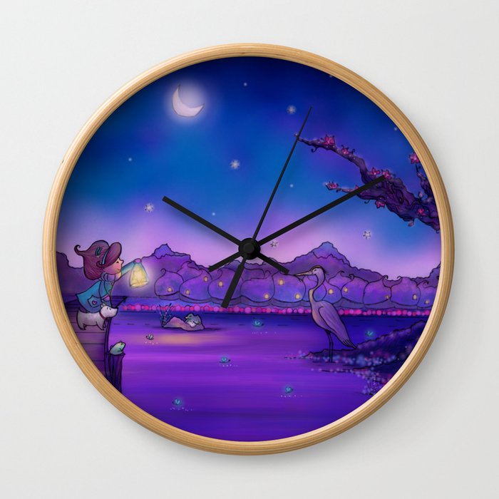 The Unexpected Visitor Wall Clock