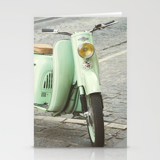 Mint Moto Stationery Cards