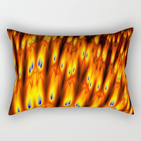firebodies with blue eyes Rectangular Pillow