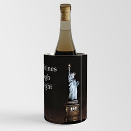 She Shines Through the Night: Statue of Liberty Wine Chiller