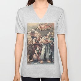 Street Fighter V Neck T Shirt