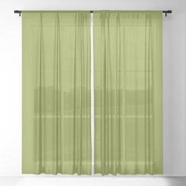 Wasabi Green Sheer Curtain