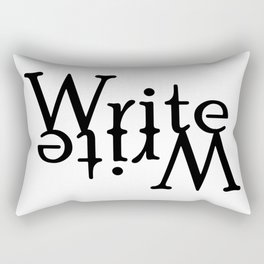 Write (Turned) Rectangular Pillow