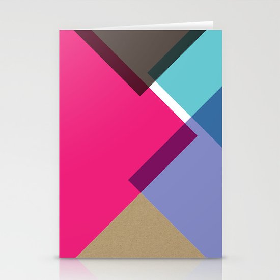 Triangles Stationery Cards