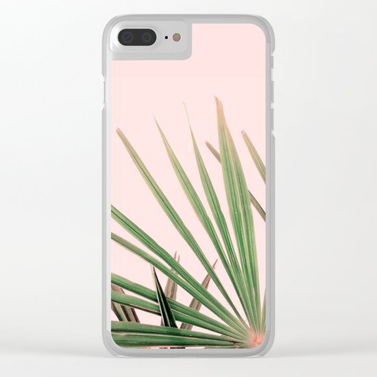 Palms blossom Clear iPhone Case