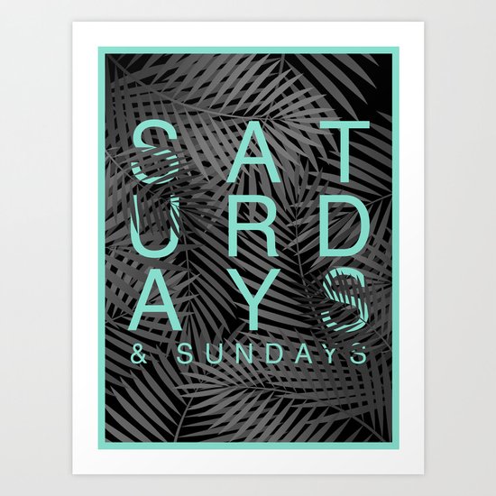 Weekend Warrior Art Print