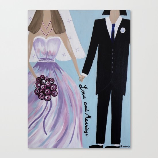 Love And Marriage Canvas Print