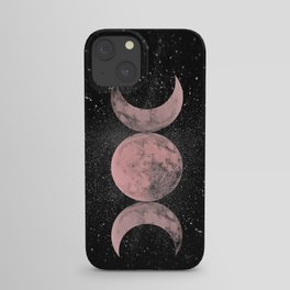 Pink Moon Symbol iPhone Case