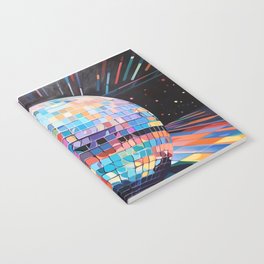 Planet Disco Ball Painting Notebook