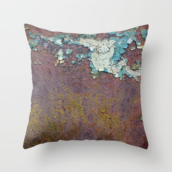 Paint mosaic Throw Pillow