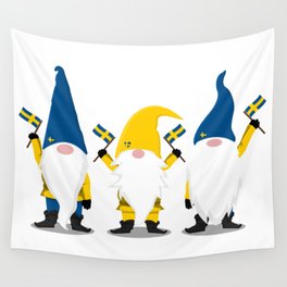 Swedish Gnomes Wall Tapestry