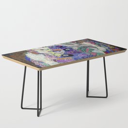 Klimt The Virgin Girl Colorful Famous Artwork Reproduction Coffee Table