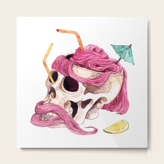 Head Spin Metal Print