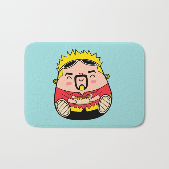 Kuwaii Fieri Bath Mat