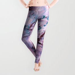Lepidolite Abstract Acrylic from 52 Facets Zine Leggings