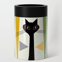 Mid-Century Modern Art Cat 2 Can Cooler