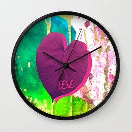 Love abstract Wall Clock