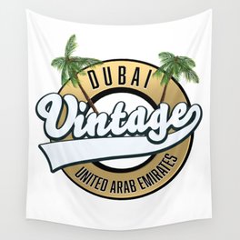 Dubai ,United Arab Emirates logo Wall Tapestry