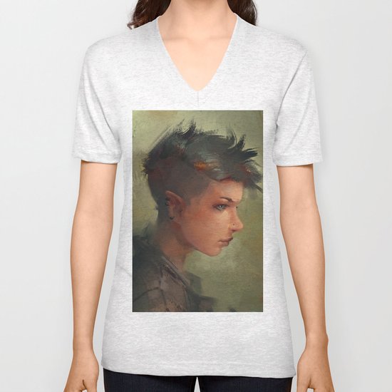 YOUNG REBEL Unisex V-Neck
