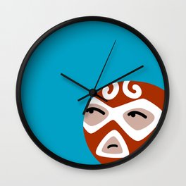 Luchador Wall Clock