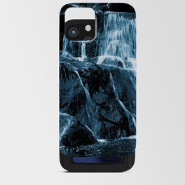 Scottish Highlands Waterfall in Tundra and Marmalade  iPhone Card Case