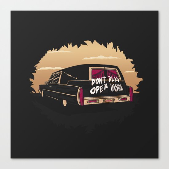 Don't open, dead inside Canvas Print