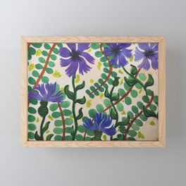 Cornflowers Framed Mini Art Print
