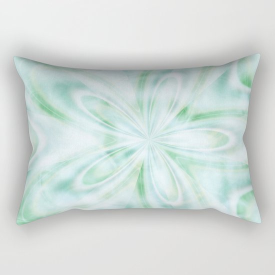 Seaspray Fractal Rectangular Pillow