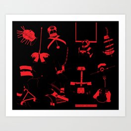 BDSM kinky art collection  Art Print