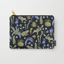Frolicking Frogs and Ferns Carry-All Pouch