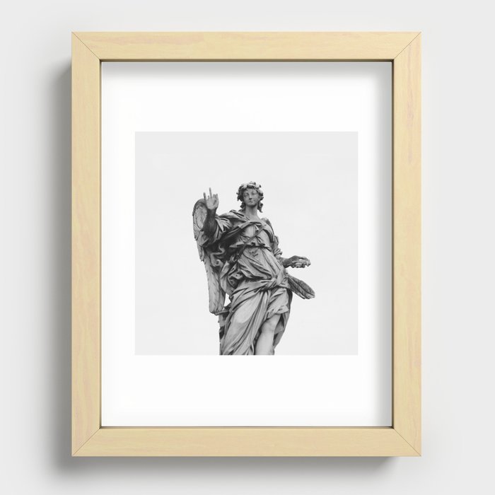 Roman Angel Recessed Framed Print