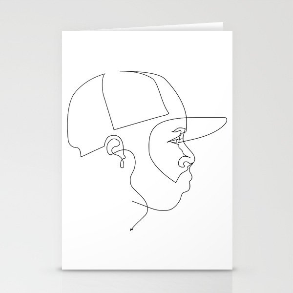One Line For Dilla Stationery Cards