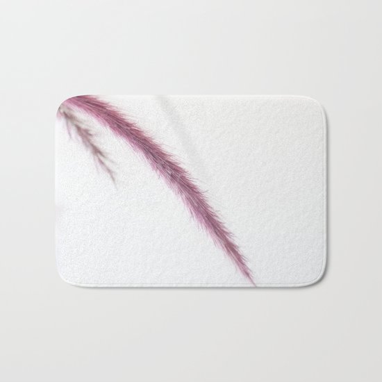 LIKE THE WIND - Purple Fountain Grass #1 #decor #art #society6 Bath Mat