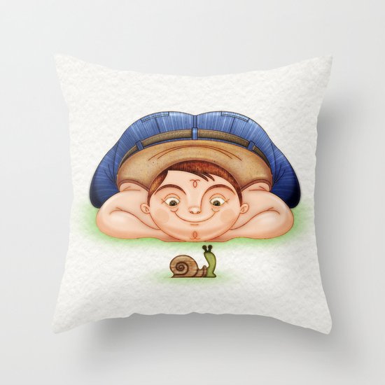 Caracol Throw Pillow