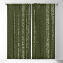 Lines #5 (Olive Green) Blackout Curtain