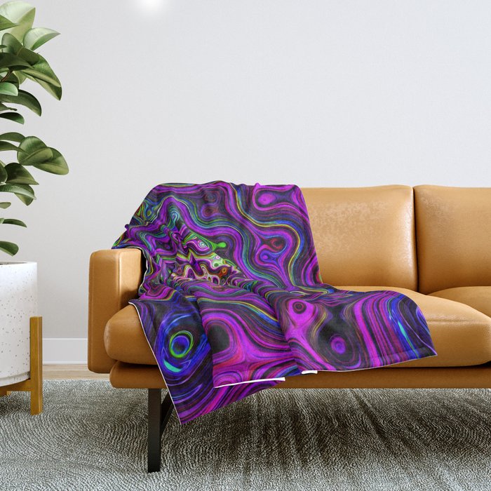 The Downward Spiral Throw Blanket