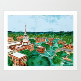 Dartmouth College Art Print