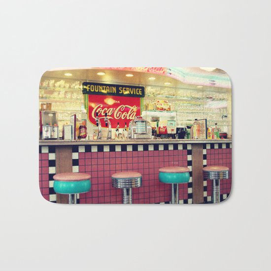 retro diner Bath Mat