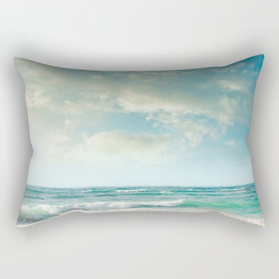 beach love tropical island paradise Rectangular Pillow
