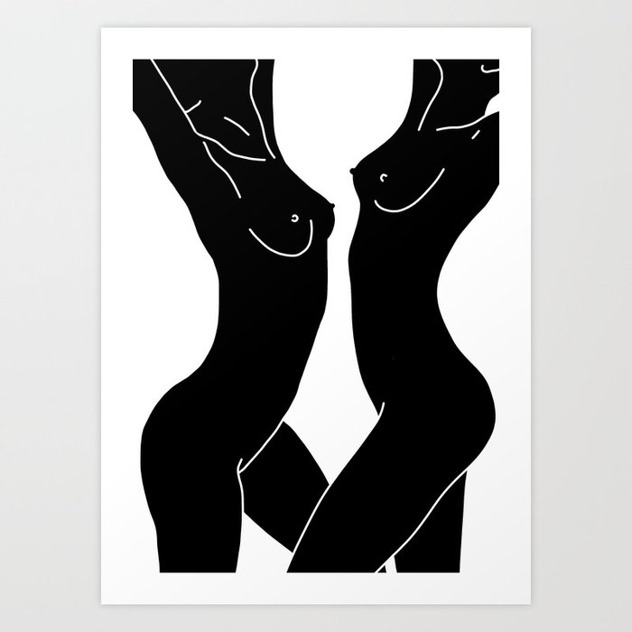 Nude Abstract Art Print