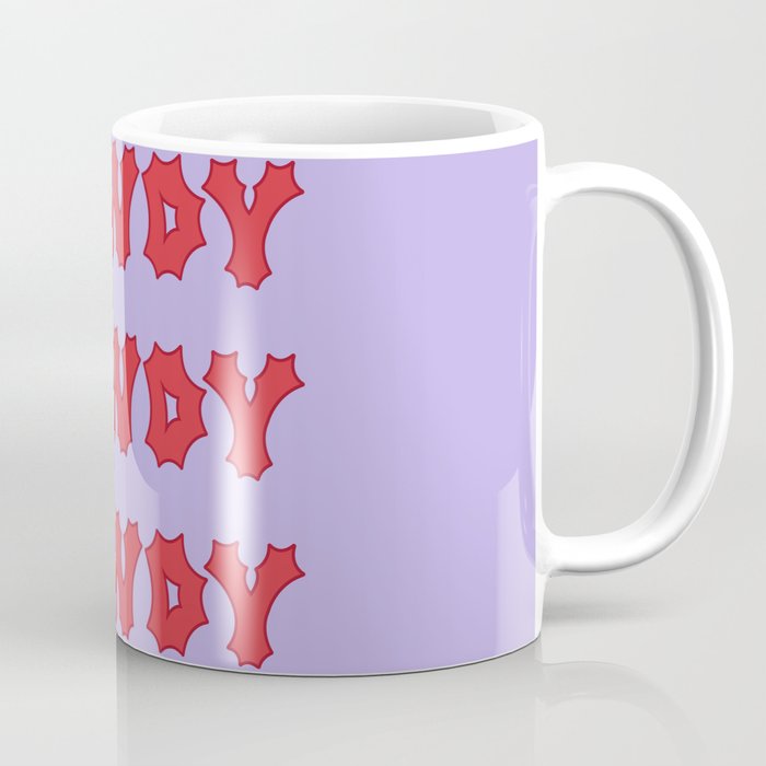 Gothic Cowgirl, Lavender and Red Coffee Mug